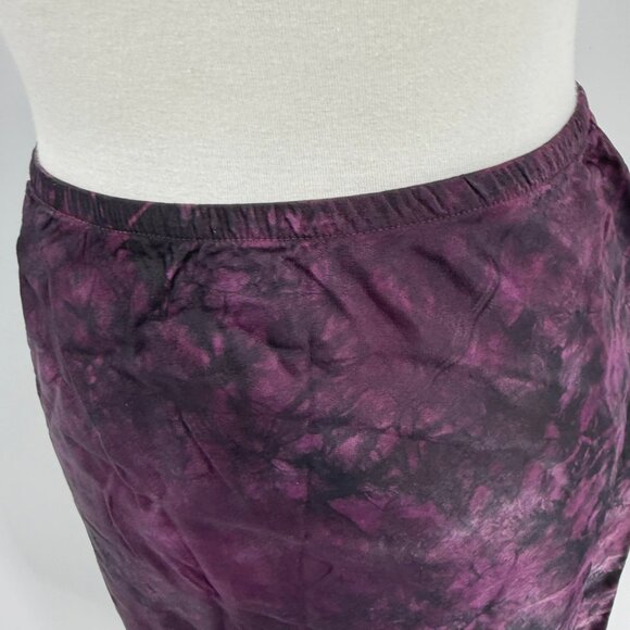 River + Sky Ariel Bias Skirt, Purple Tie-Dye Elastic Waistband, S - Picture 7 of 7